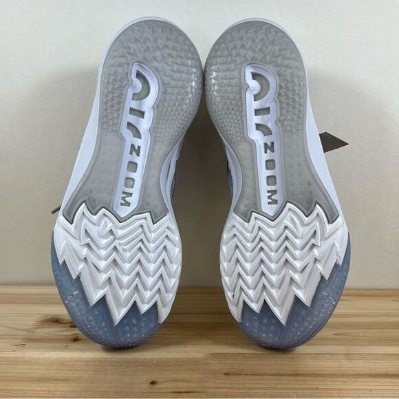 NEW Nike Air Zoom G.T. TB Cut 2 Basketball sneakers Mens 15 wolf Grey dx6650-003 main image 4